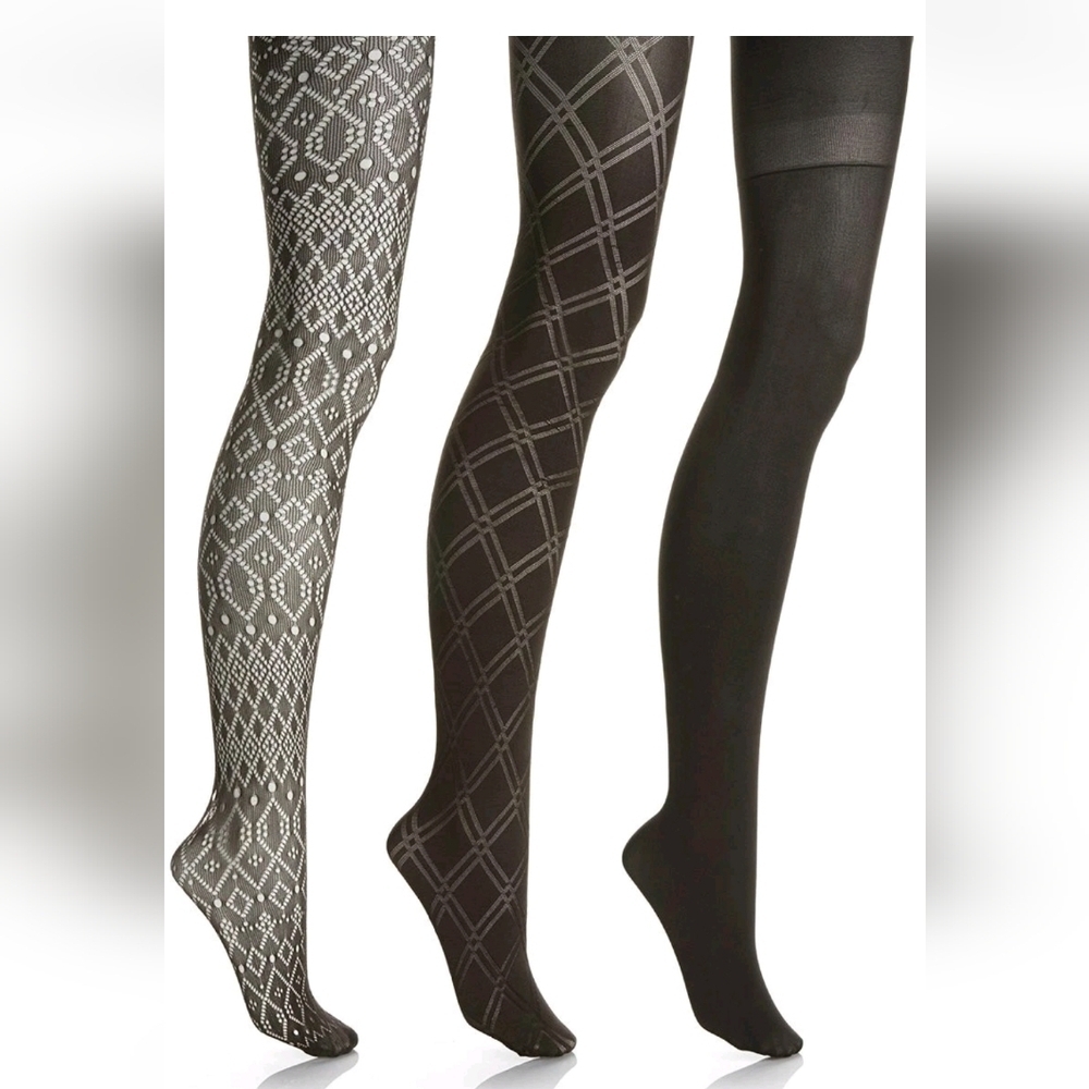 Theme Size S/M Burgundy 3 Pack Control Top Tights